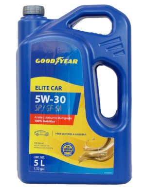 Aceite mineral para motor a gasolina  Goodyear Elite Car Expert 5W-30API SP, 5 Litros