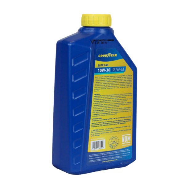LADO 1 Aceite mineral para motor a gasolina Goodyear Elite Car Expert 10W-30 API SP, 950 ml