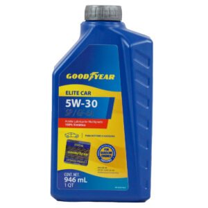 Aceite Sintético para motor a gasolina Goodyear Elite Car 5W-30  API SP, 950 ml