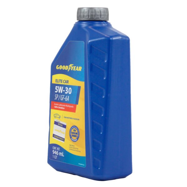 Aceite Sintético para motor a gasolina Goodyear Elite Car 5W-30  API SP, 950 ml