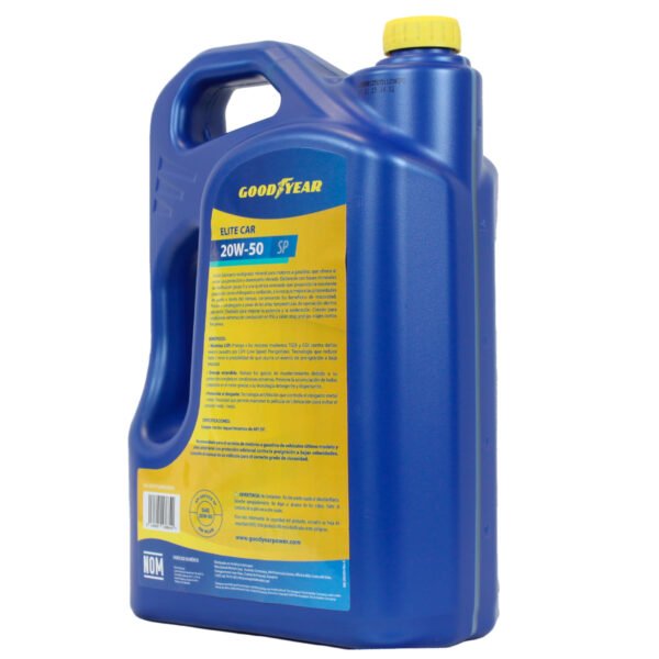 Aceite mineral para motor a gasolina Goodyear Elite Car Expert 20w-50  API SP, 5 litros