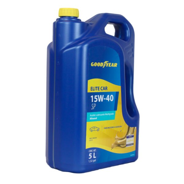 Aceite Mineral para motor a gasolina  Goodyear Elite Car Expert 15W-40 API SP, 5 litros