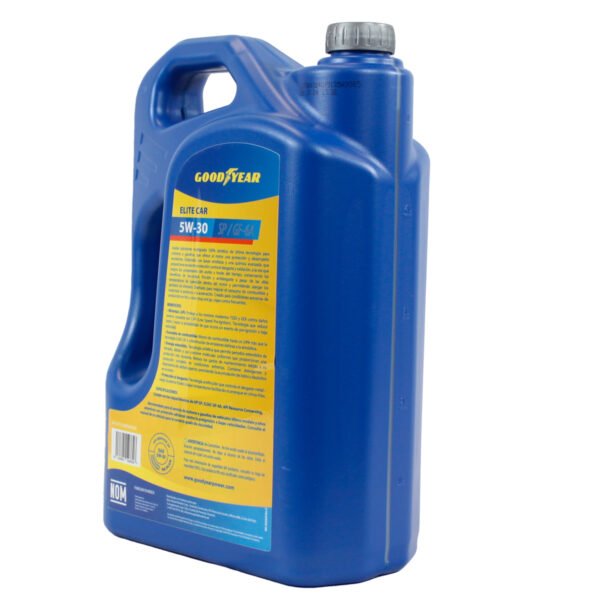 Aceite Sintetico Goodyear Elite Car 5W-30  para motor a gasolina API SP, 5 Litros